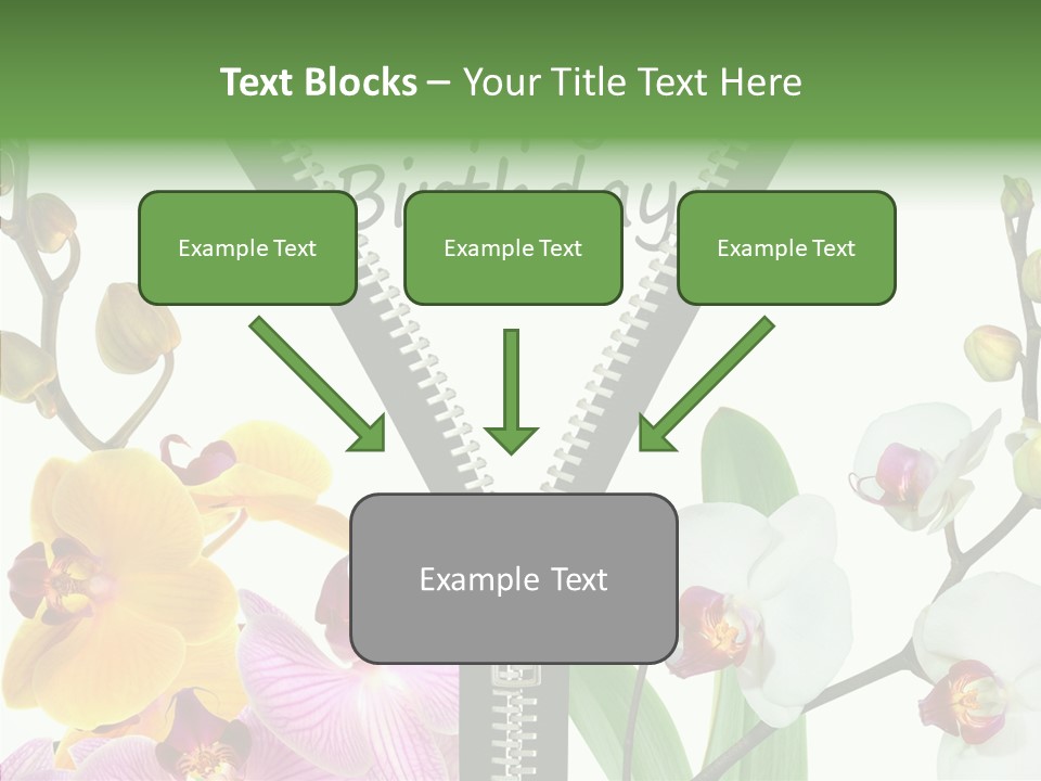 Herzlichen Gl Geburtstag Bunt PowerPoint Template