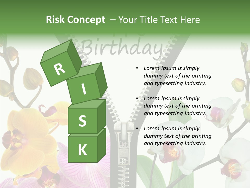 Herzlichen Gl Geburtstag Bunt PowerPoint Template