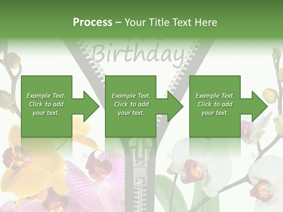 Herzlichen Gl Geburtstag Bunt PowerPoint Template