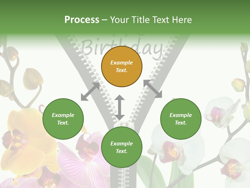 Herzlichen Gl Geburtstag Bunt PowerPoint Template