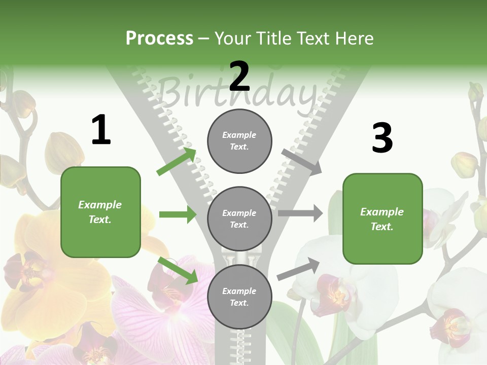 Herzlichen Gl Geburtstag Bunt PowerPoint Template