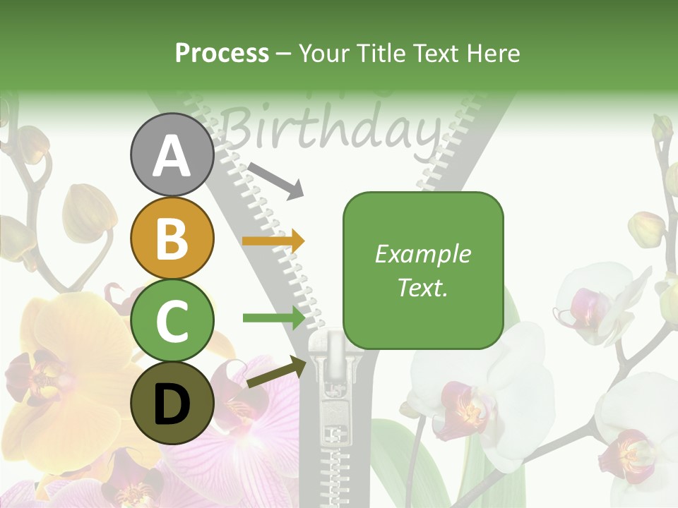 Herzlichen Gl Geburtstag Bunt PowerPoint Template