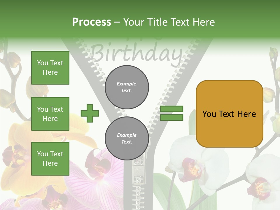 Herzlichen Gl Geburtstag Bunt PowerPoint Template