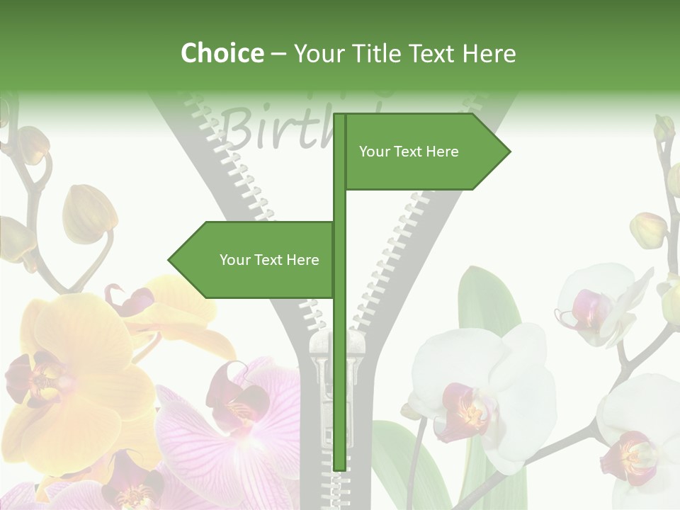 Herzlichen Gl Geburtstag Bunt PowerPoint Template