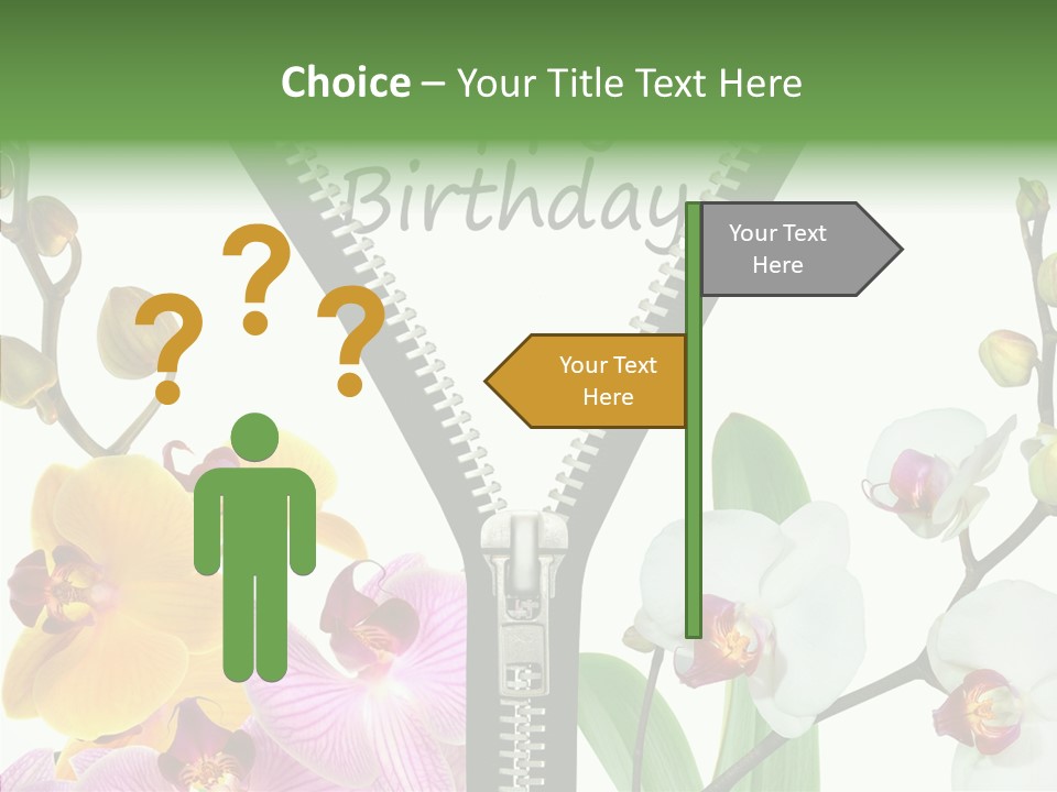 Herzlichen Gl Geburtstag Bunt PowerPoint Template