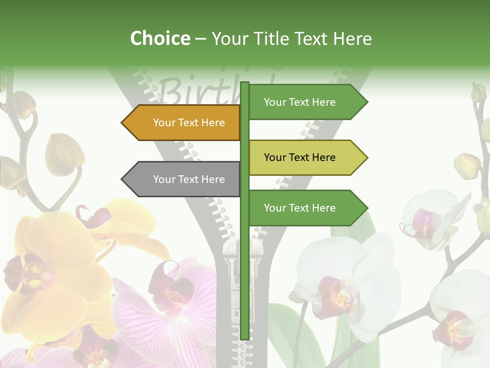 Herzlichen Gl Geburtstag Bunt PowerPoint Template