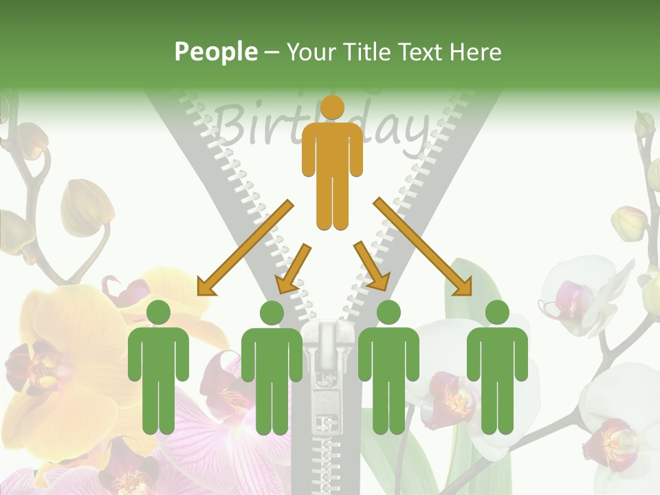 Herzlichen Gl Geburtstag Bunt PowerPoint Template