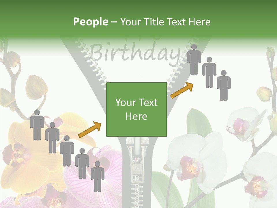 Herzlichen Gl Geburtstag Bunt PowerPoint Template