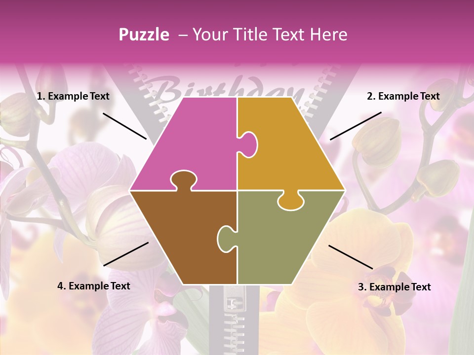 Garten Festlich Service PowerPoint Template