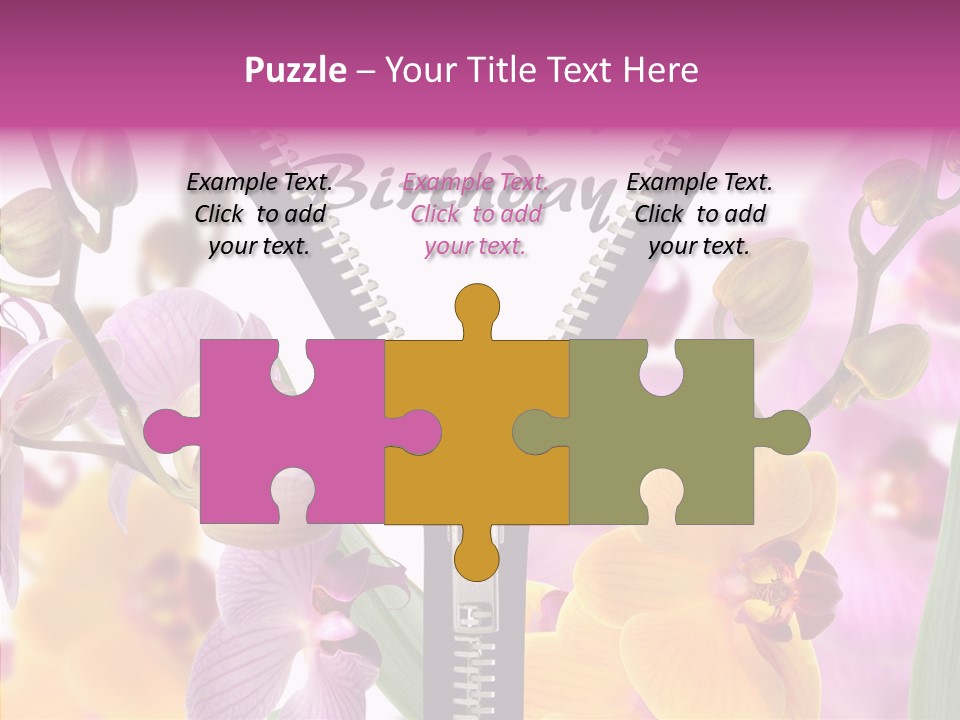 Garten Festlich Service PowerPoint Template