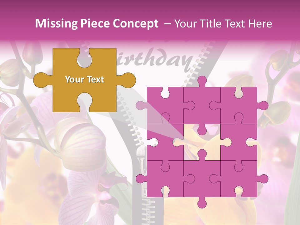 Garten Festlich Service PowerPoint Template