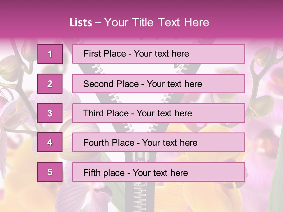 Garten Festlich Service PowerPoint Template