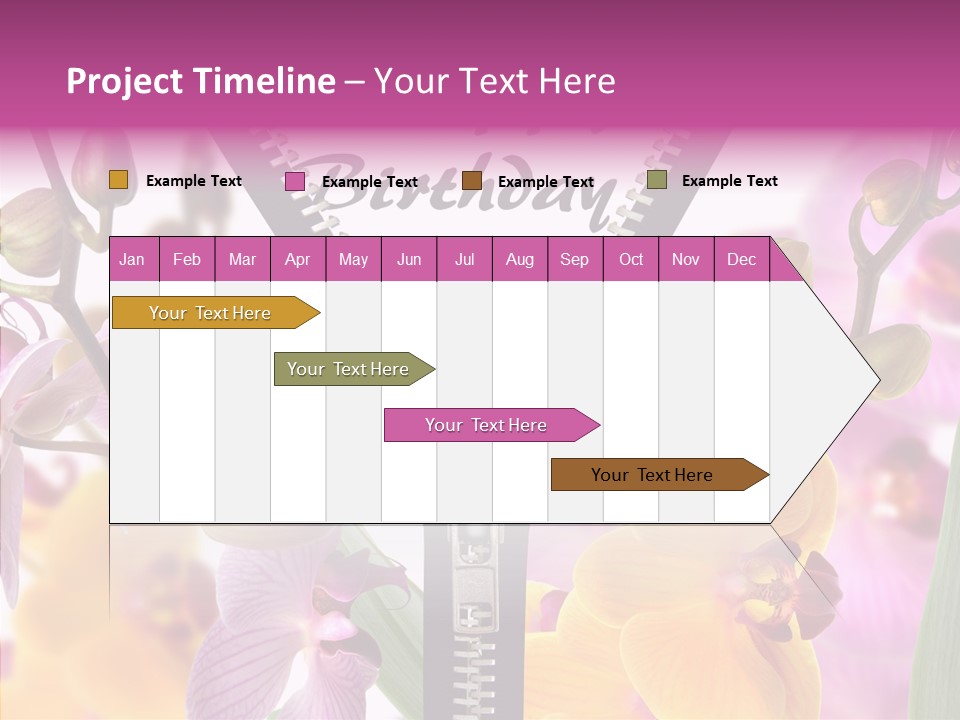 Garten Festlich Service PowerPoint Template