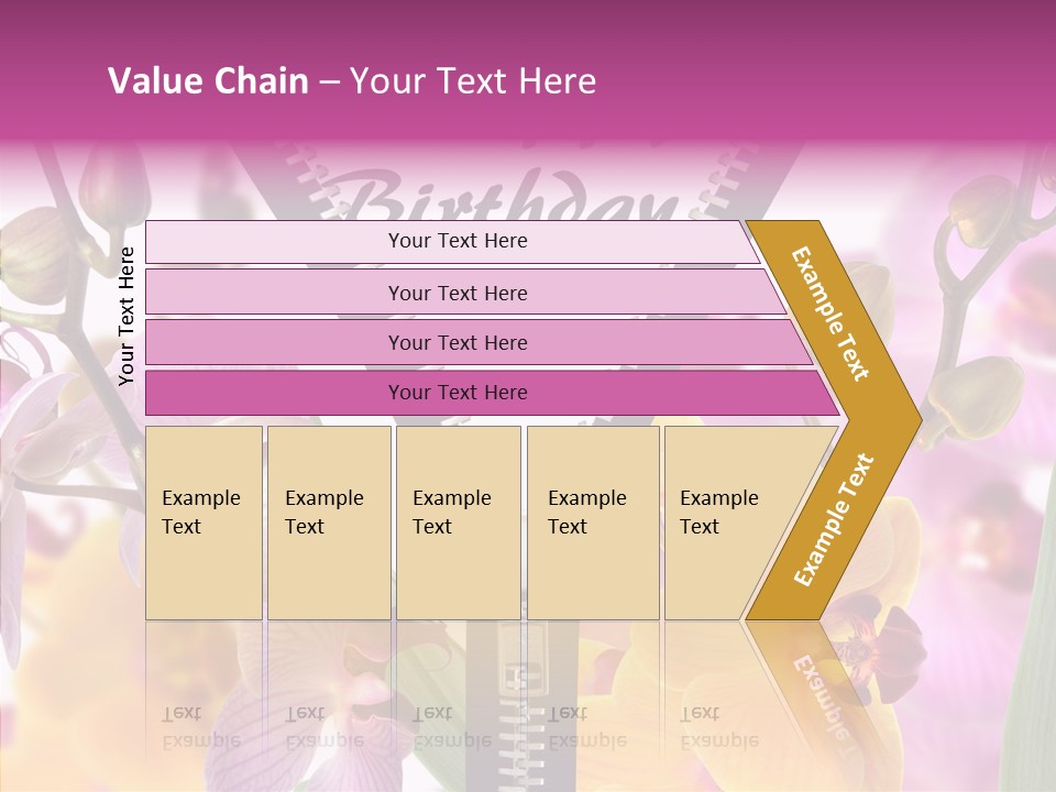 Garten Festlich Service PowerPoint Template