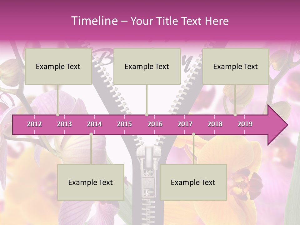 Garten Festlich Service PowerPoint Template