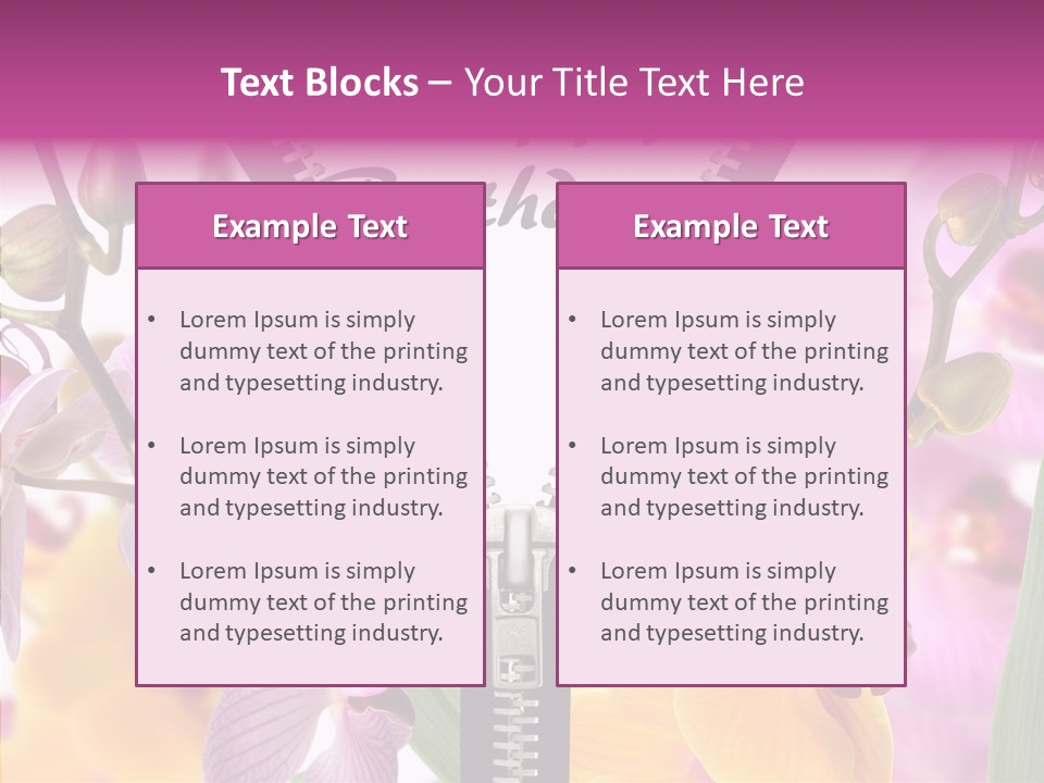 Garten Festlich Service PowerPoint Template