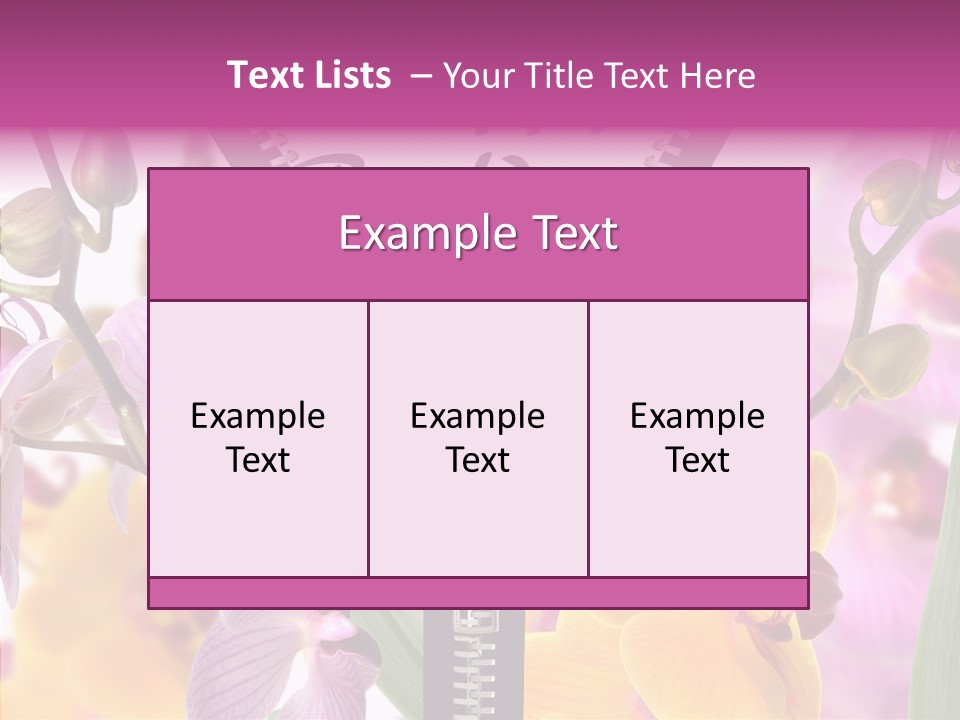 Garten Festlich Service PowerPoint Template