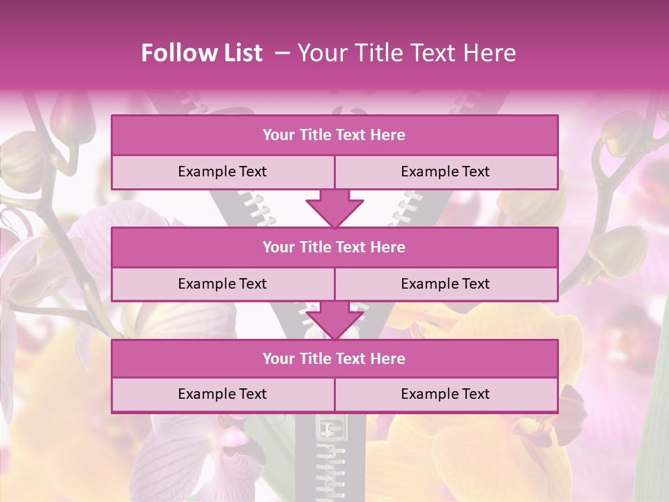 Garten Festlich Service PowerPoint Template