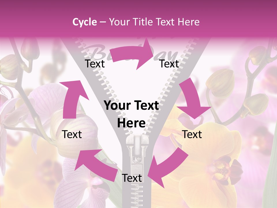 Garten Festlich Service PowerPoint Template