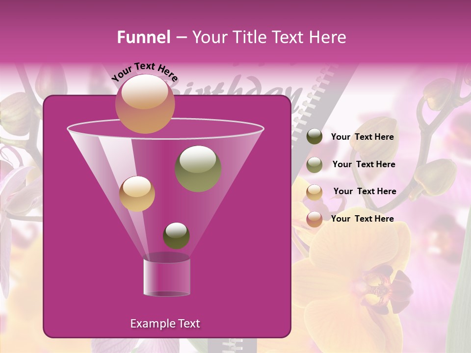 Garten Festlich Service PowerPoint Template