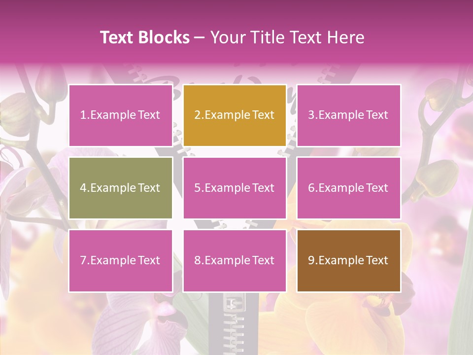 Garten Festlich Service PowerPoint Template