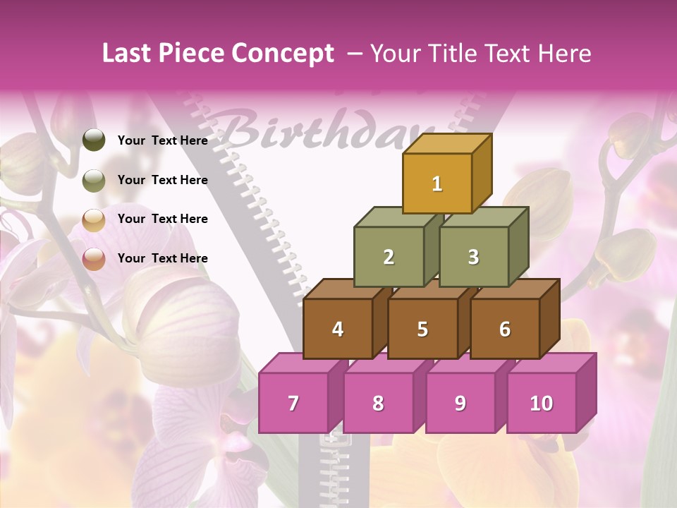 Garten Festlich Service PowerPoint Template