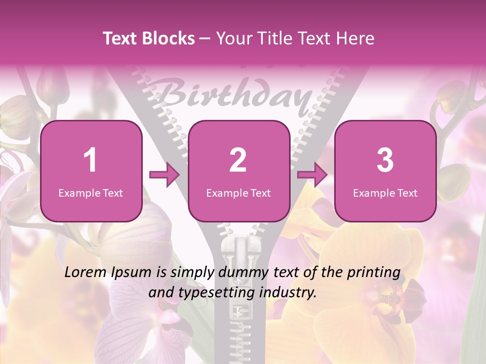 Garten Festlich Service PowerPoint Template