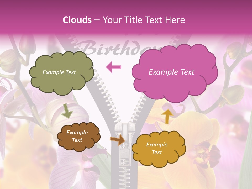 Garten Festlich Service PowerPoint Template