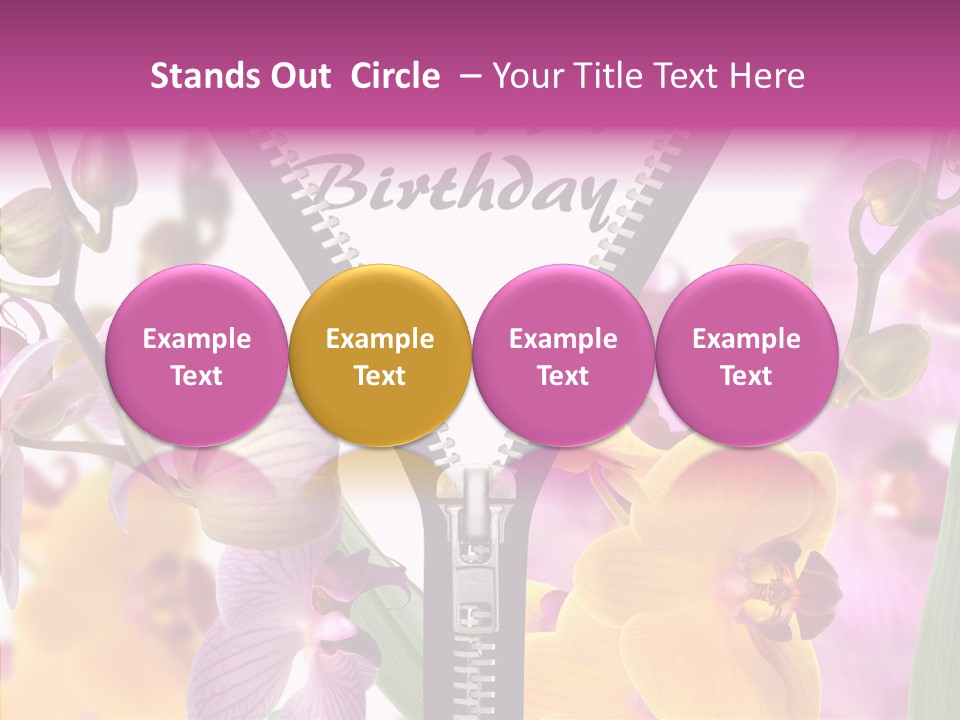 Garten Festlich Service PowerPoint Template