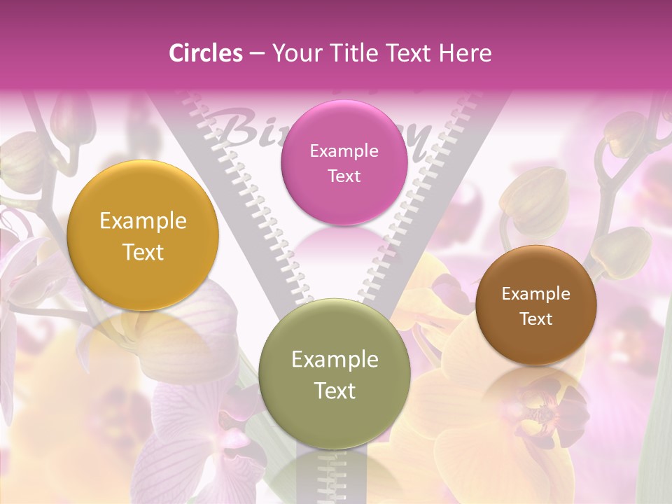 Garten Festlich Service PowerPoint Template