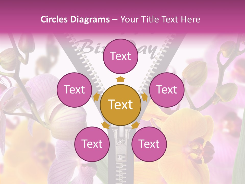 Garten Festlich Service PowerPoint Template