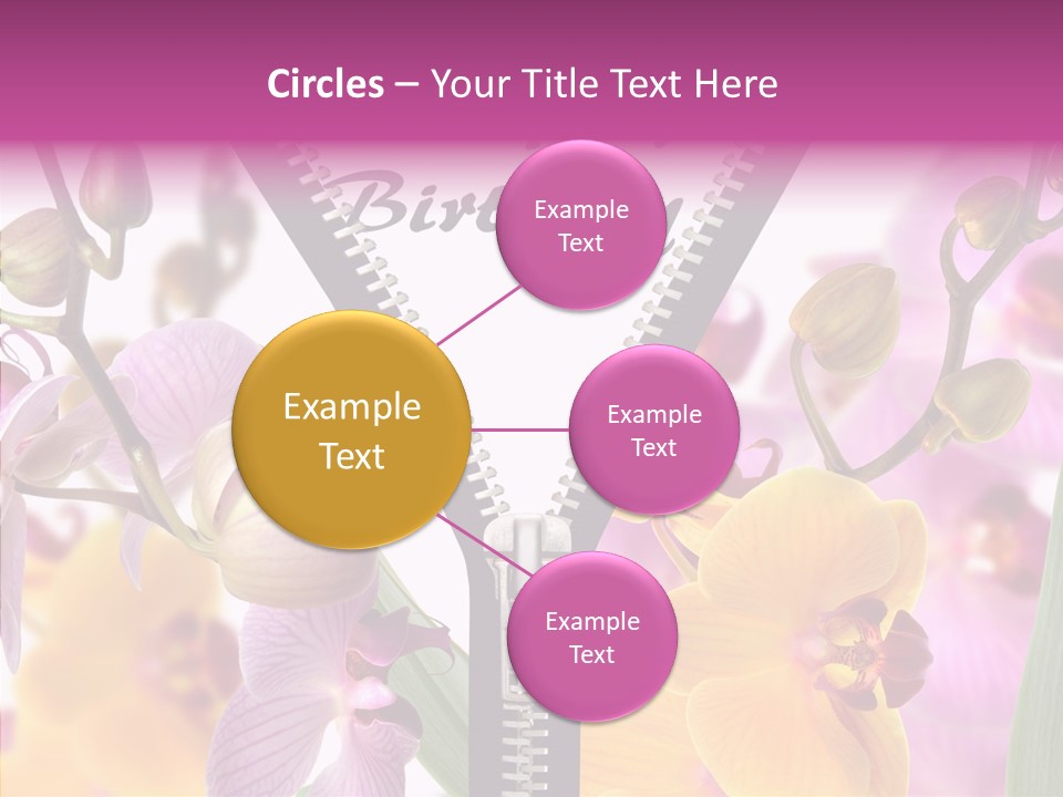 Garten Festlich Service PowerPoint Template