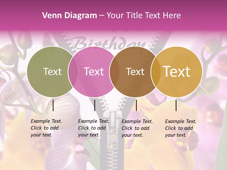 Garten Festlich Service PowerPoint Template