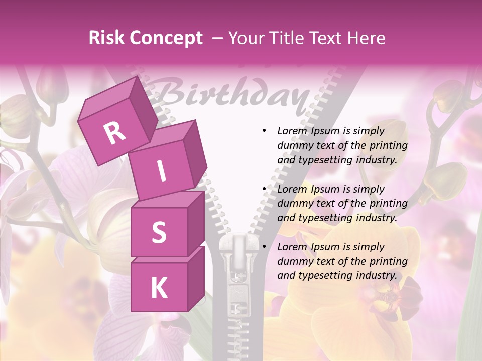 Garten Festlich Service PowerPoint Template