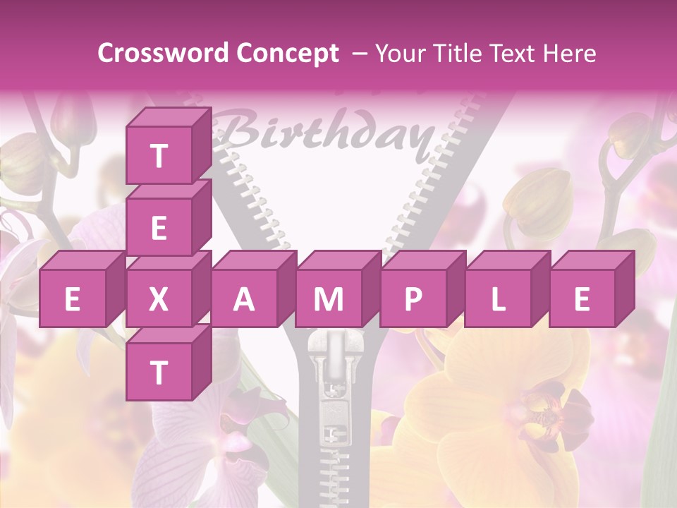 Garten Festlich Service PowerPoint Template