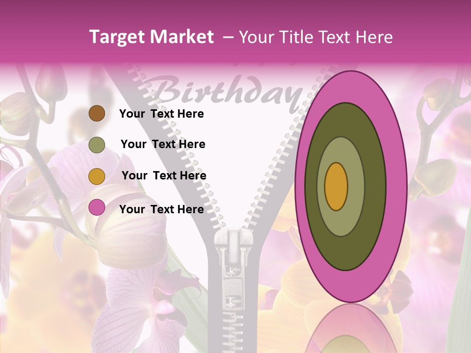 Garten Festlich Service PowerPoint Template