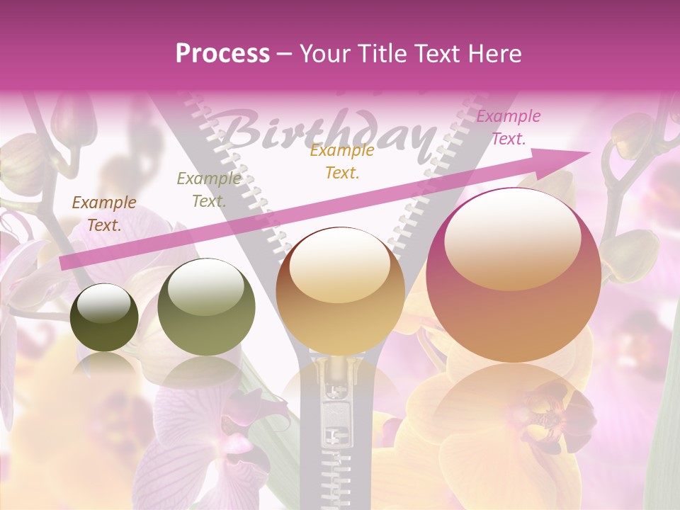 Garten Festlich Service PowerPoint Template