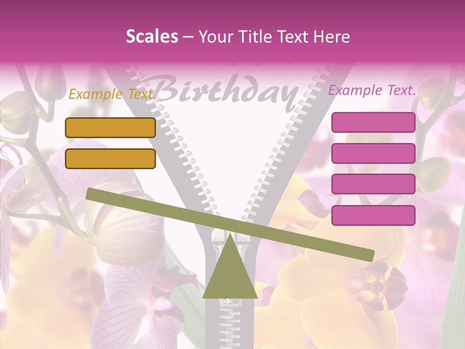 Garten Festlich Service PowerPoint Template