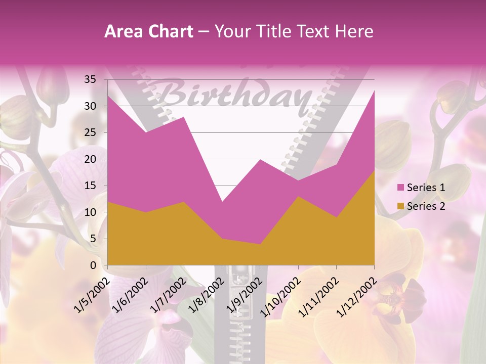 Garten Festlich Service PowerPoint Template