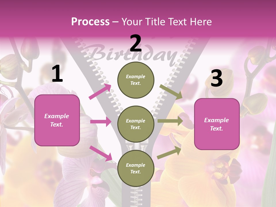 Garten Festlich Service PowerPoint Template