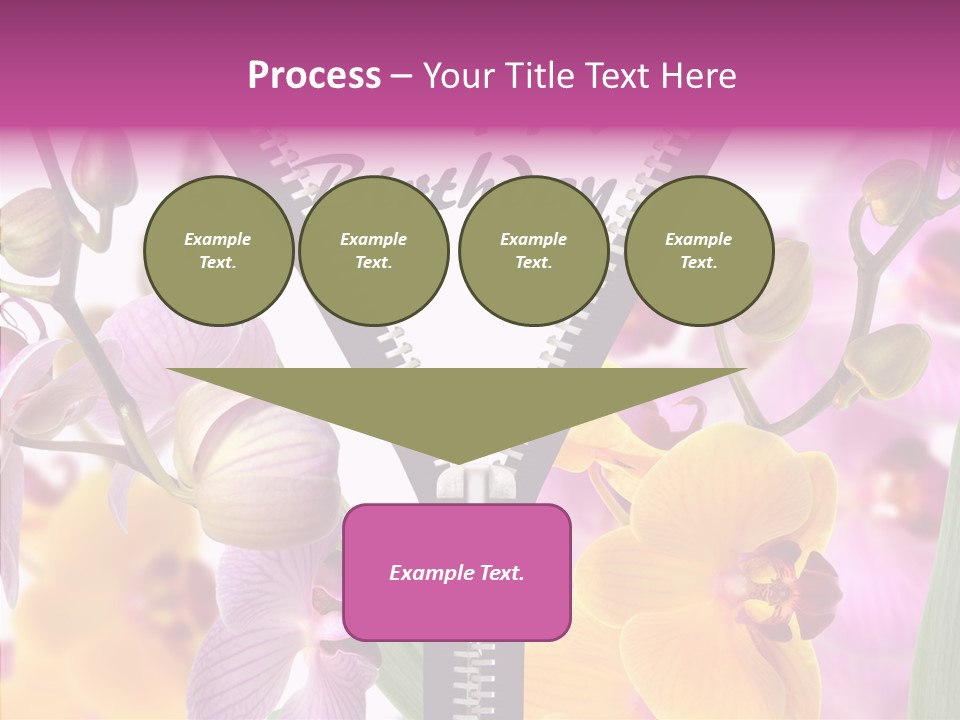 Garten Festlich Service PowerPoint Template