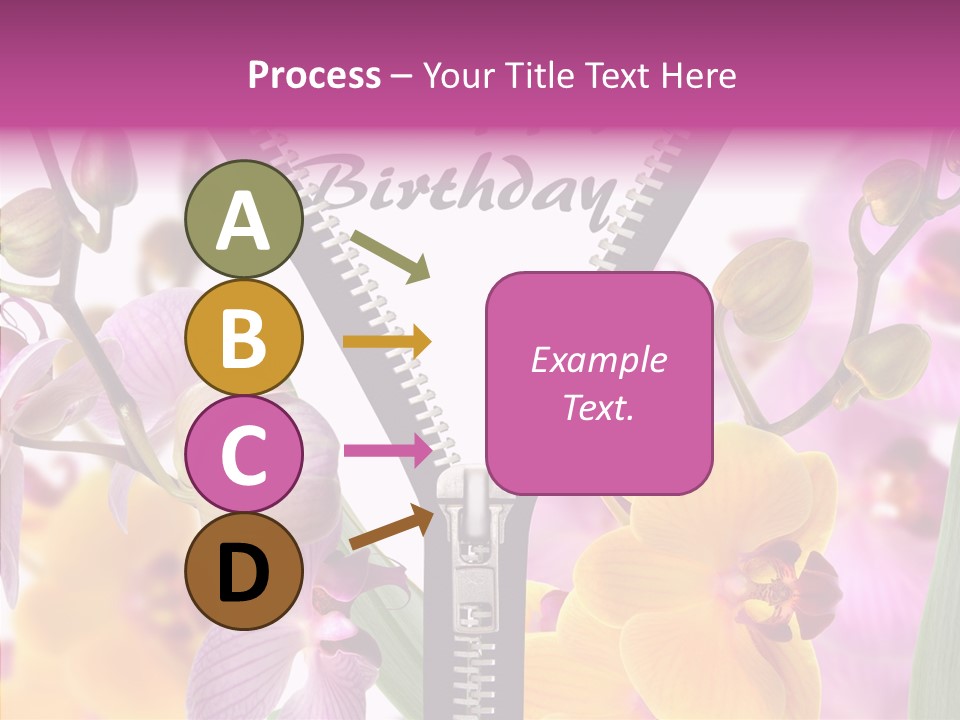 Garten Festlich Service PowerPoint Template
