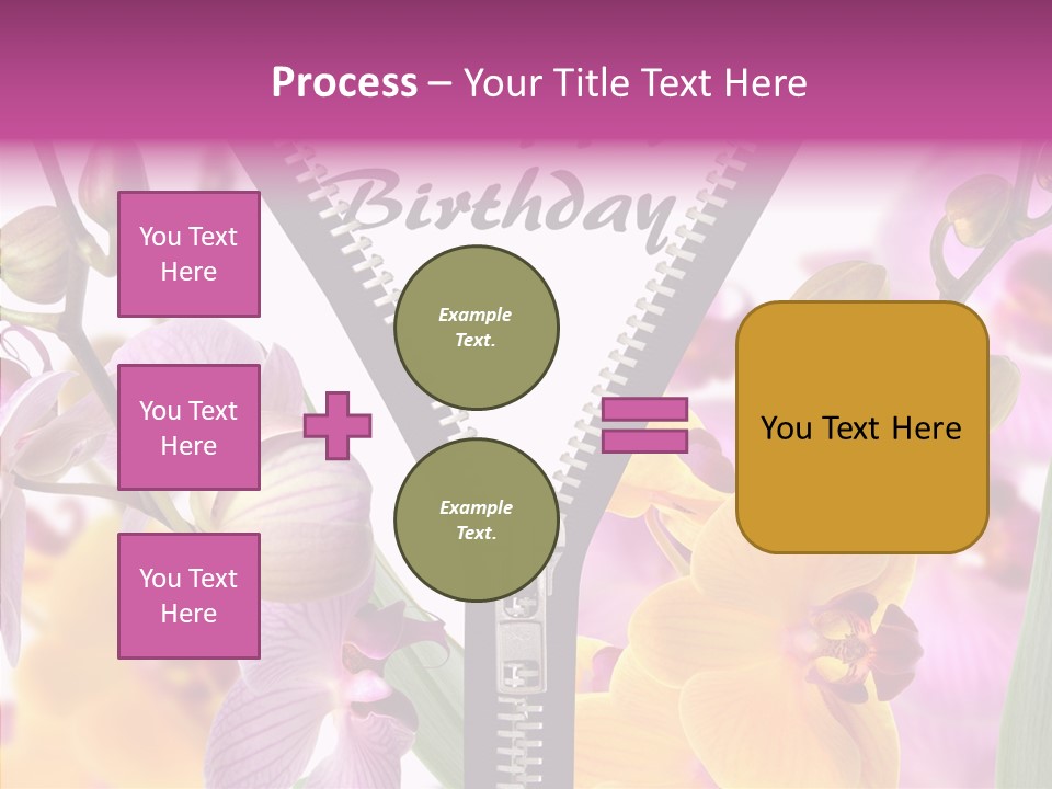 Garten Festlich Service PowerPoint Template