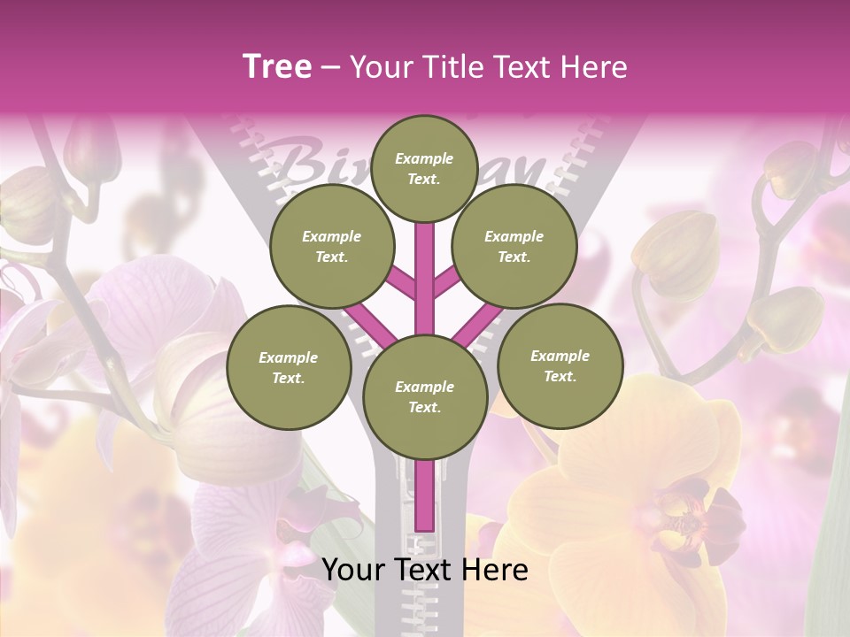 Garten Festlich Service PowerPoint Template