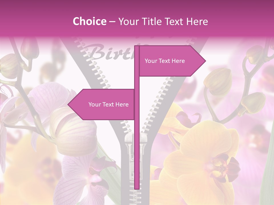 Garten Festlich Service PowerPoint Template