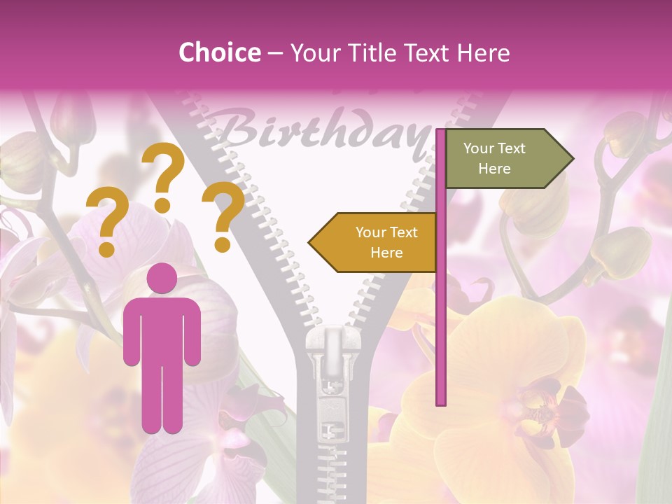 Garten Festlich Service PowerPoint Template