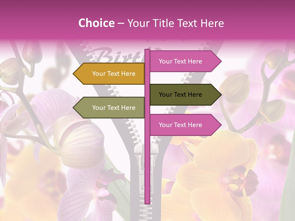 Garten Festlich Service PowerPoint Template