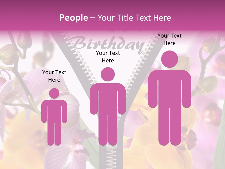 Garten Festlich Service PowerPoint Template