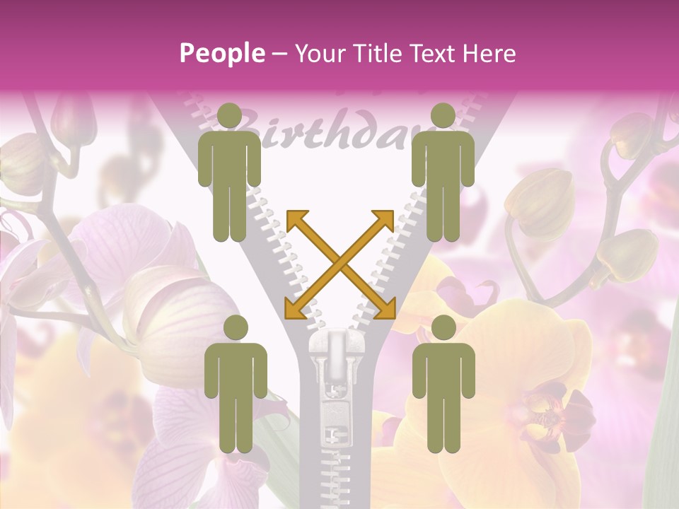 Garten Festlich Service PowerPoint Template