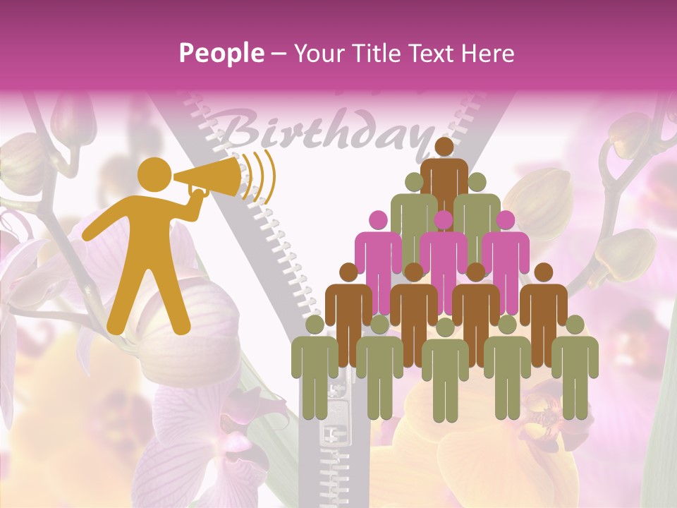 Garten Festlich Service PowerPoint Template